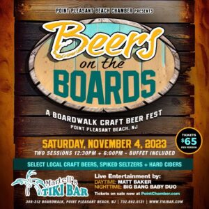 Beers on the Boards 2023 @ Point Pleasant Beach Boardwalk